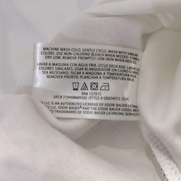 Eddie Bauer V- Neck Tee/T-Shirt - XXL - NWT - Picture 6 of 6